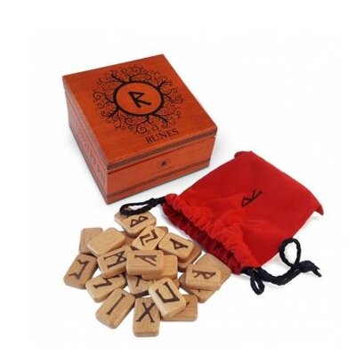 Runes en bois précieux Lo Scarabeo