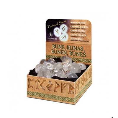 Runes en Cristal de Roche Lo Scarabeo