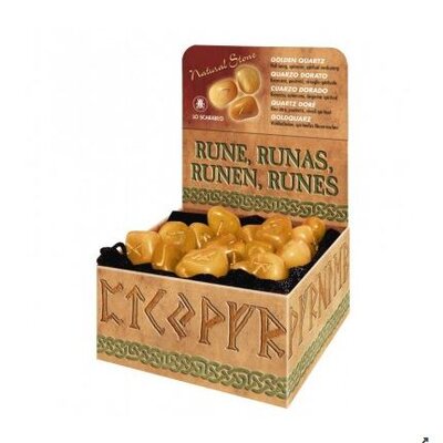 Runes en Quartz doré Lo Scarabeo