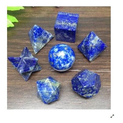 Solides de Platon Lapis Lazuli