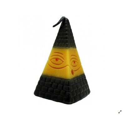 Bougie figurative Pyramide contre le négatif (simple)