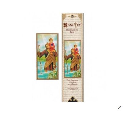 Pochette encens Saint Christophe - 15 bâtonnets